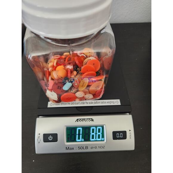 Orange Buttons Various shapes/sizes, new, vintage - Picture 2 of 5